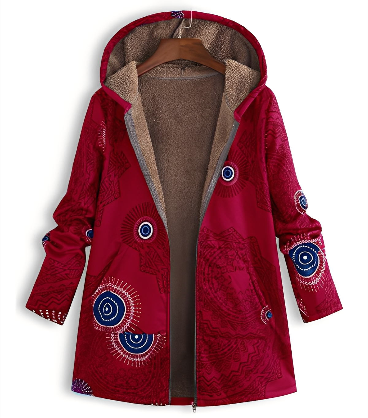 Jaslene - Klassinen, paksu, lämmin parka-takki naisille
