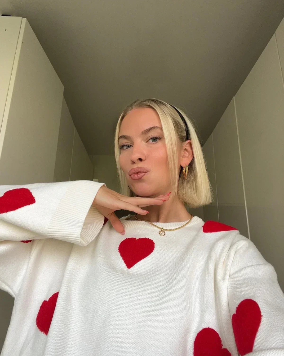 Sanne – Mukavuus Rakkaus Villapaita