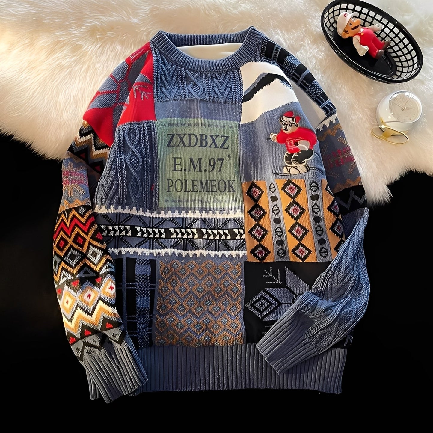 Charles - Tyylikäs, vapaasti neulottu joulupaita naisille