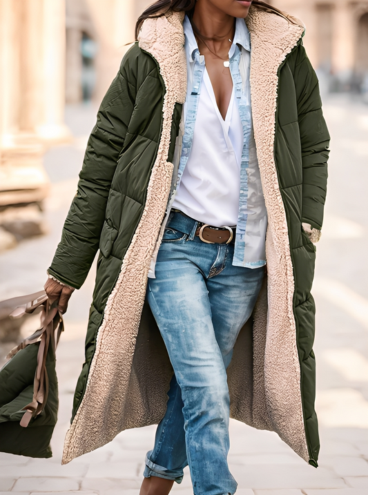 Hazel - Lämmin, vuorattu parka-takki naisille