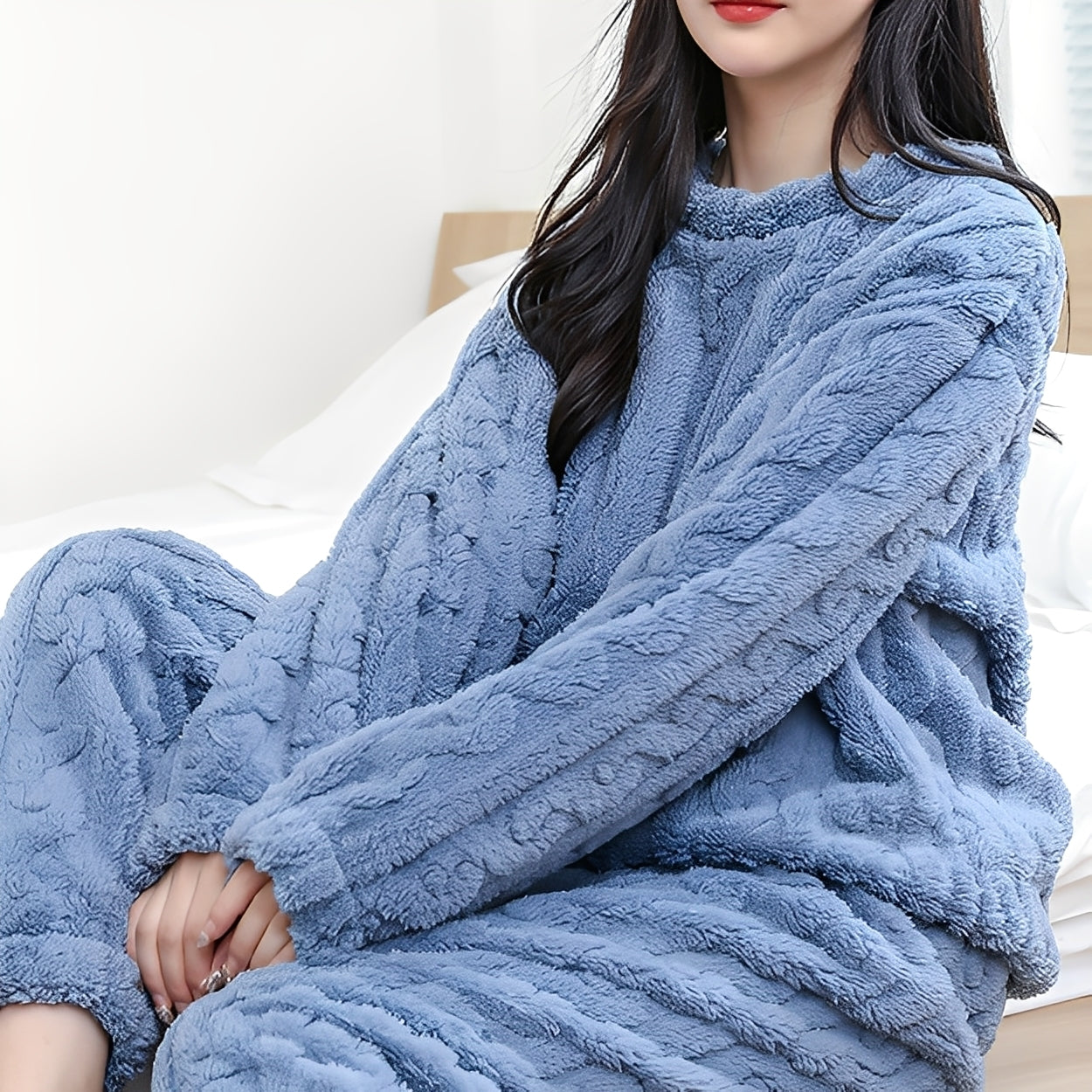 Kilie - Mukava, miellyttävä kaksiosainen fleece-setti naisille