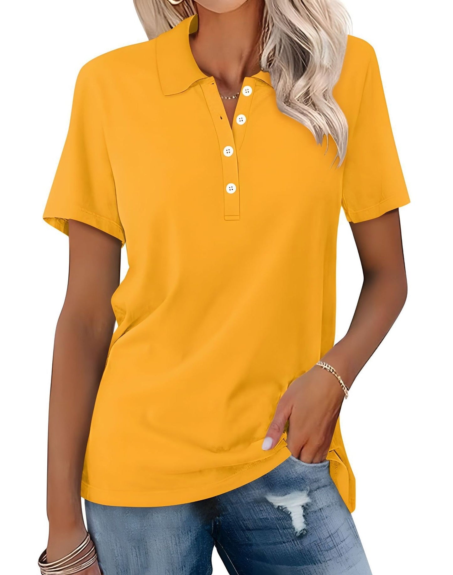 Stella - Rento slim-fit-pikeepaita naisille