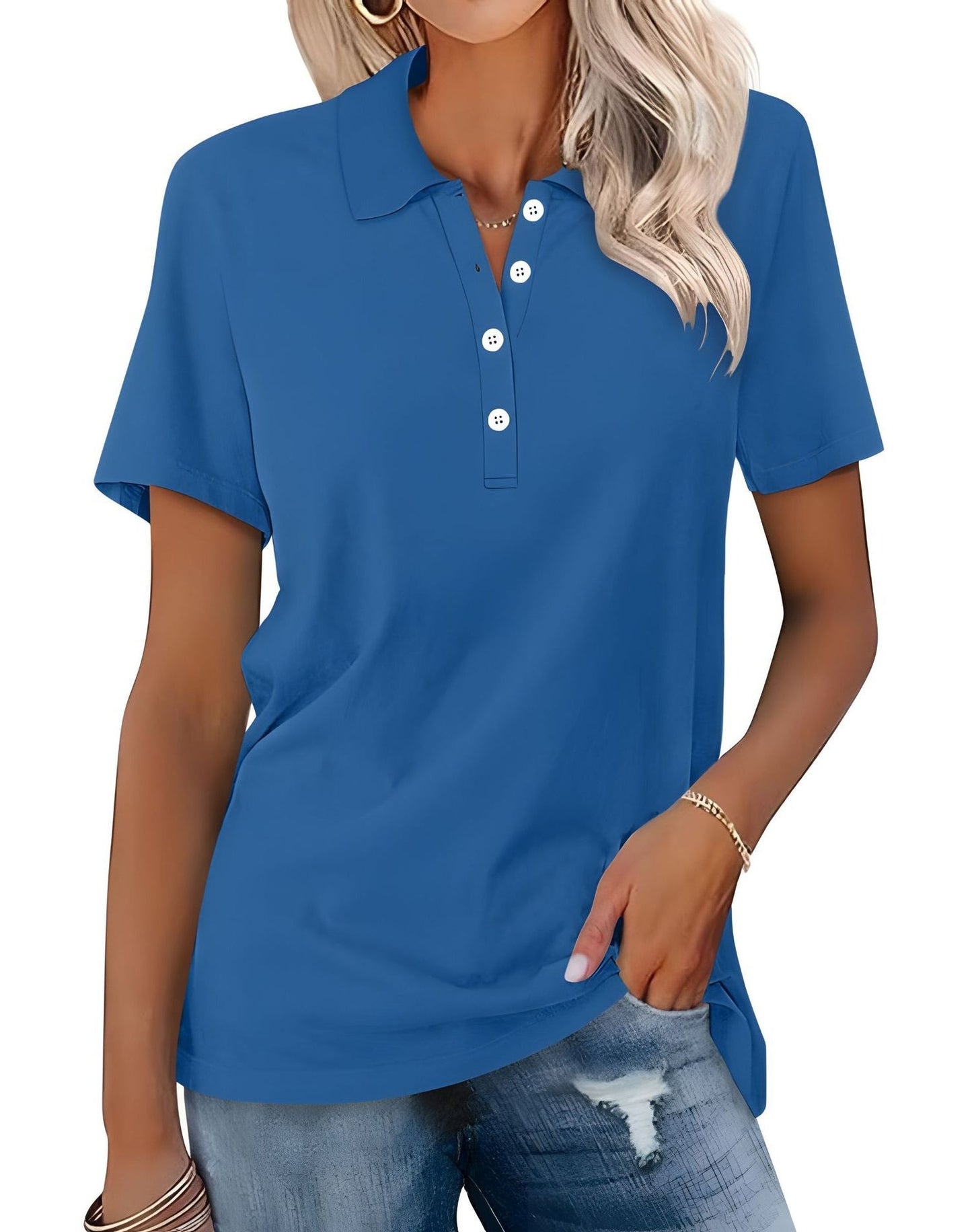 Stella - Rento slim-fit-pikeepaita naisille