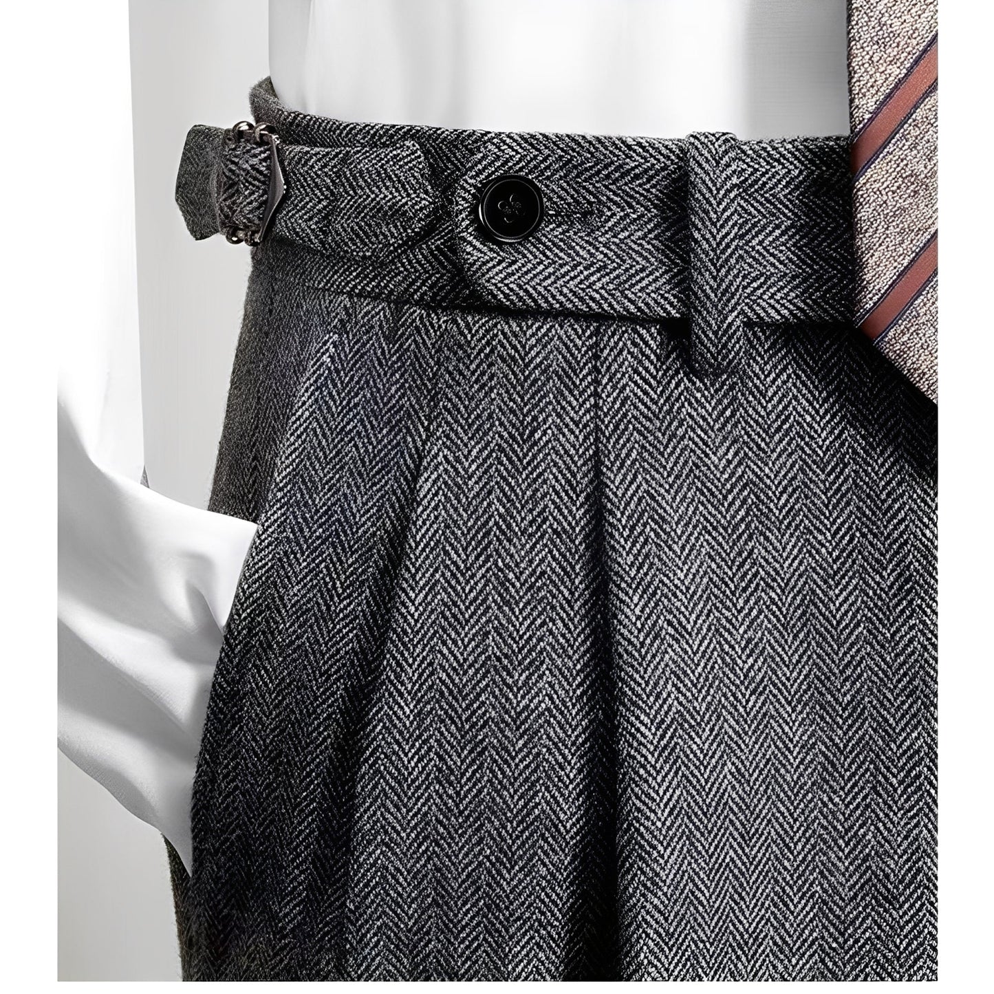 Bartosz – Tweed-vapaa-ajanhousut miehet