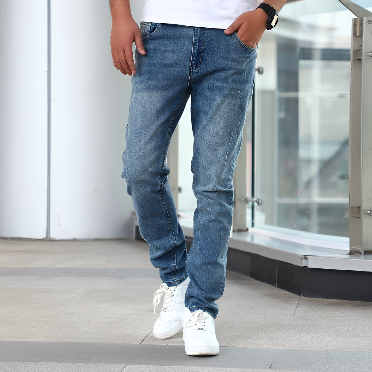Winfred - Tyylikkäät Stretch-Skinny-Farkut miehille