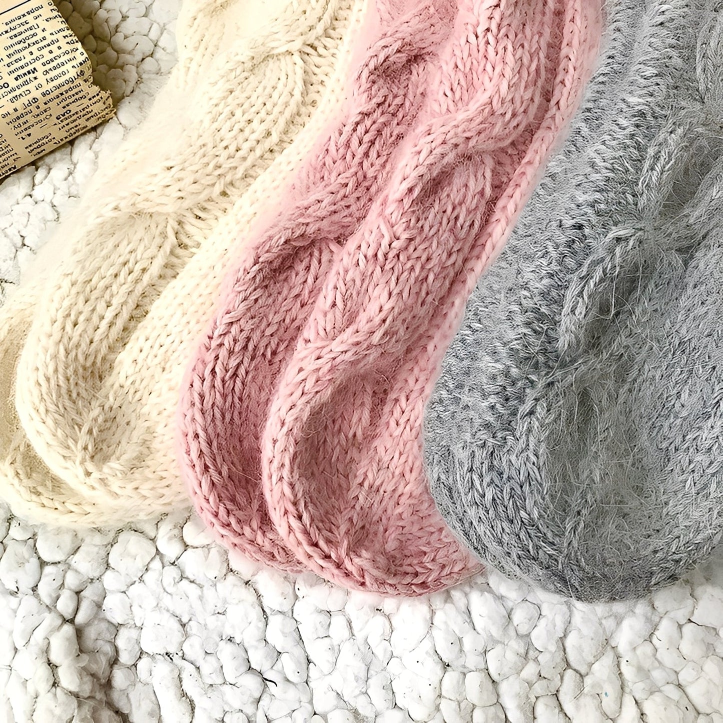 Dorothy - Lämpimät neulotut villasukat naisille