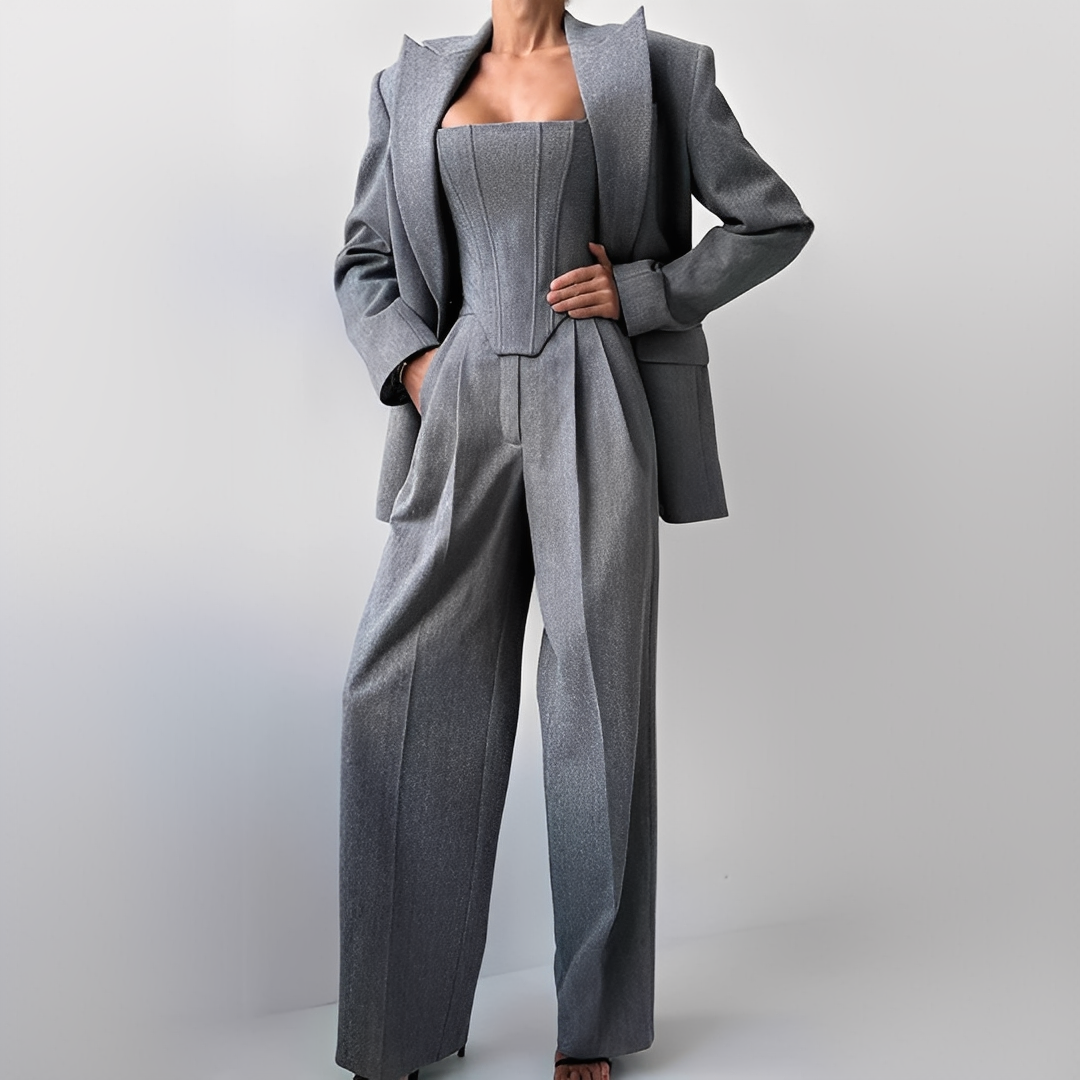 Annadine - 3-osainen tyylikäs ja rento naisille