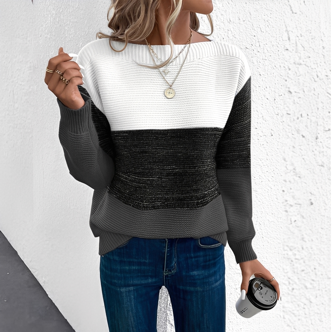 Anelie - Neulottu muotivillapaita naisille