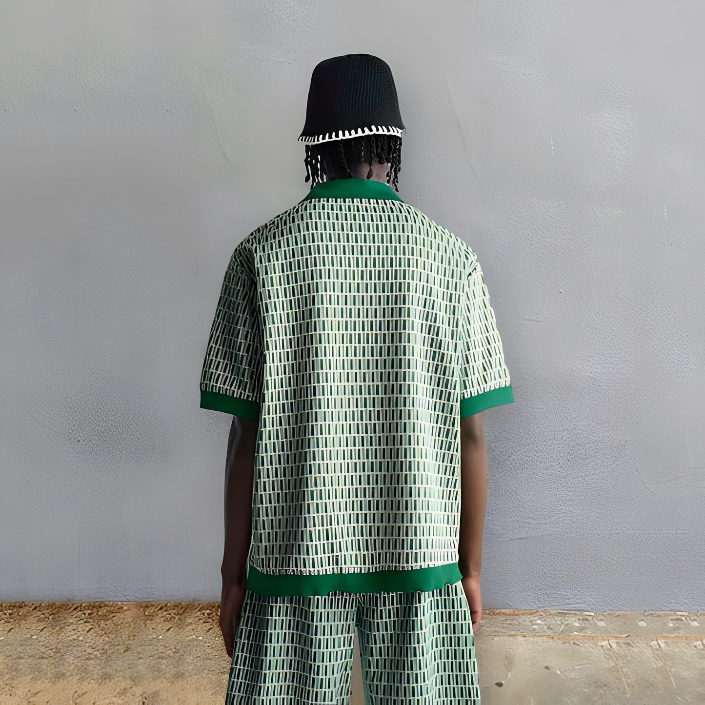 Atem - Tyylikäs paita ja shortsit miehille