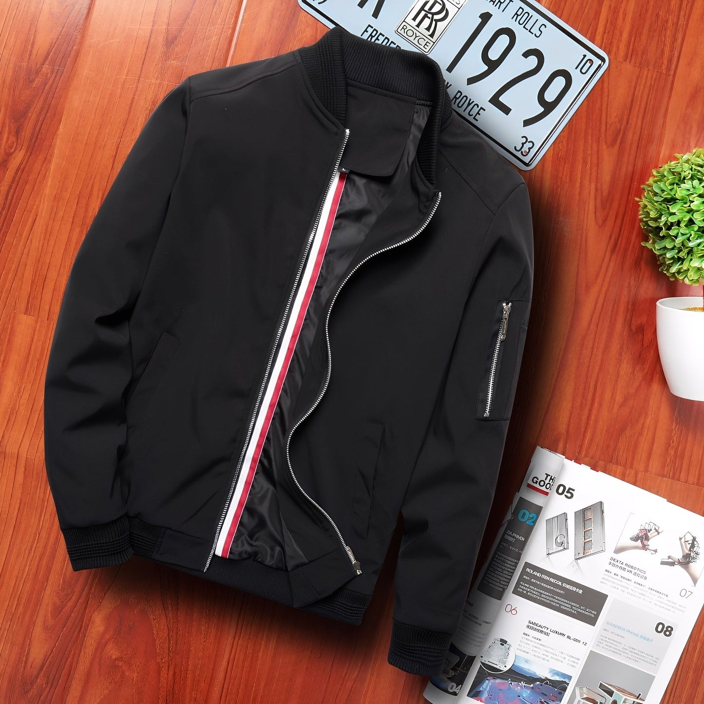 Leonard - Tyylikäs Bombertakki Miehille