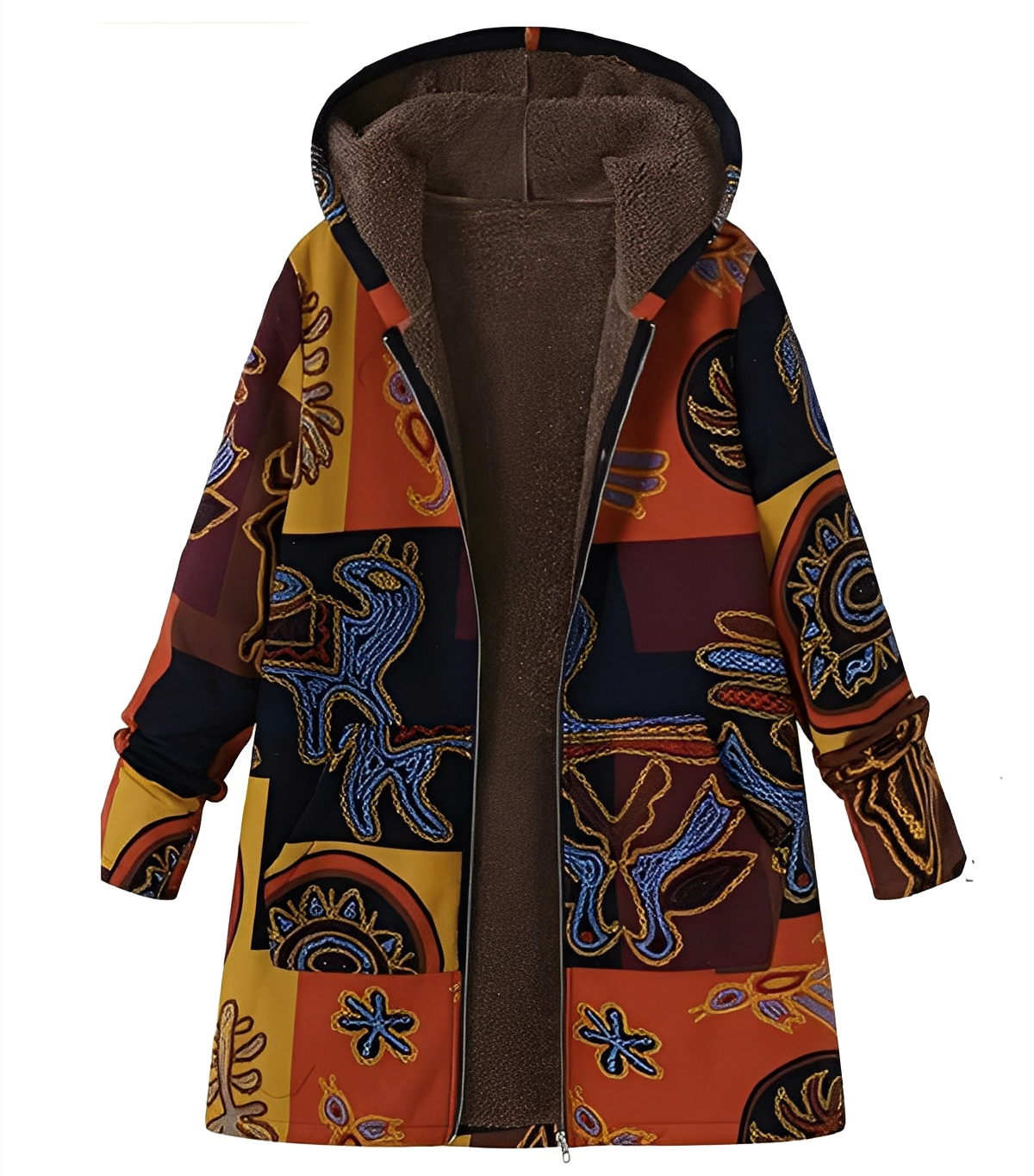 Jaslene - Klassinen, paksu, lämmin parka-takki naisille
