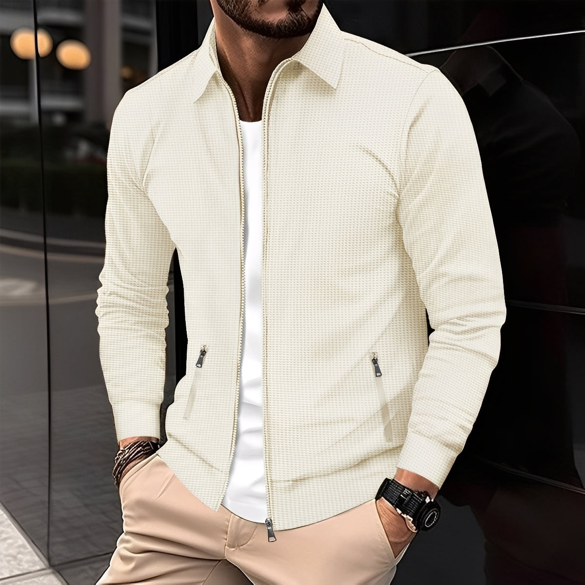 Anthony - Moderni takki vetoketjutaskuilla miehille