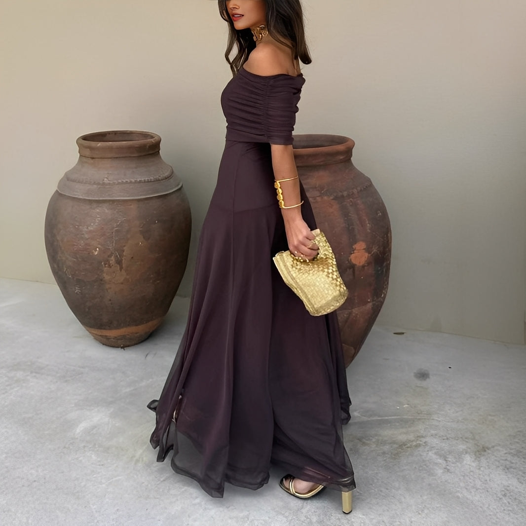 Eunice - Elegantti mesh-maksimekko naisille