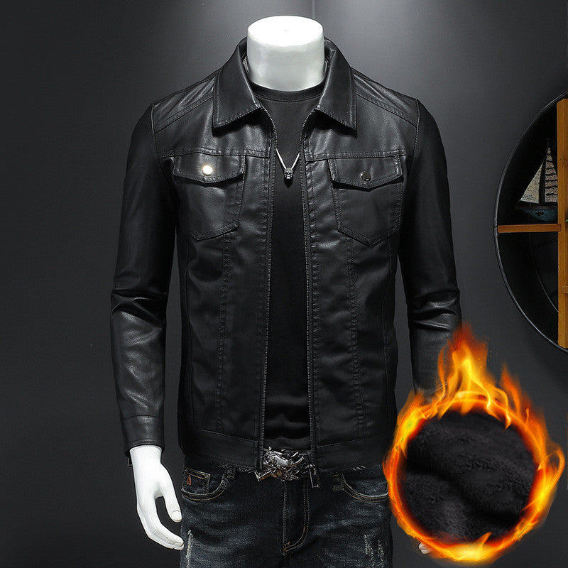Nelson - Rento Biker-nahkatakki miehille