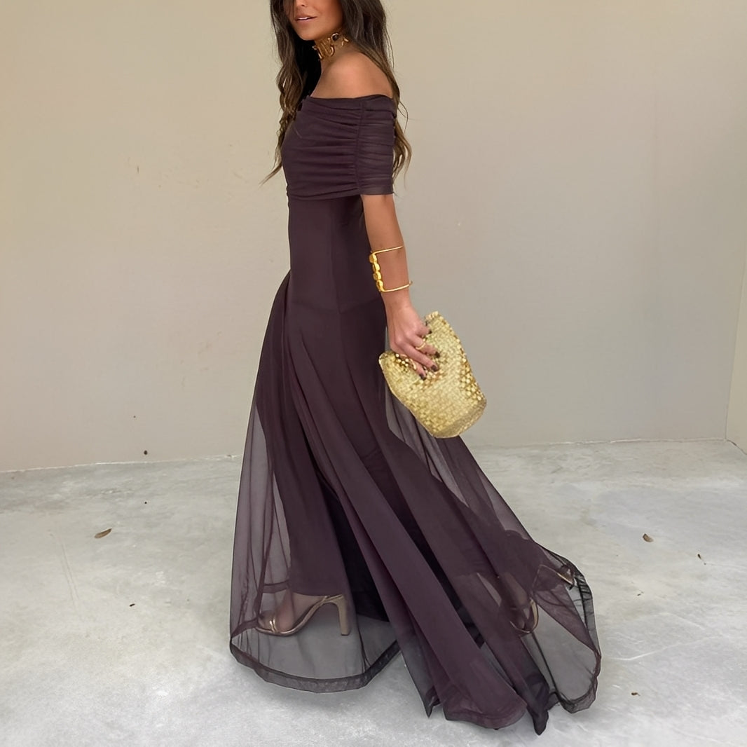 Eunice - Elegantti mesh-maksimekko naisille