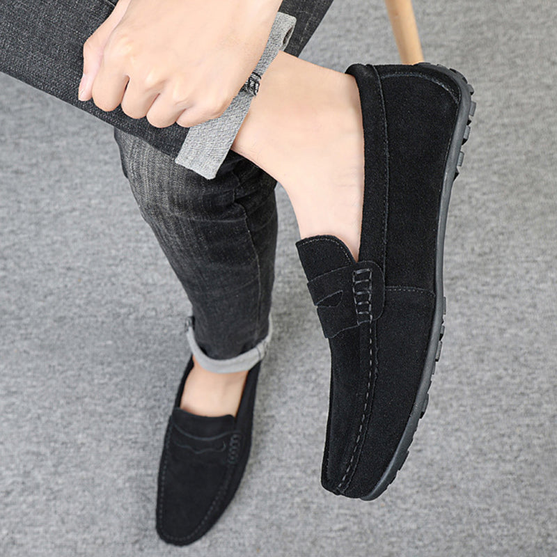 Gibson - Retro-loafer mokkanahasta miehille