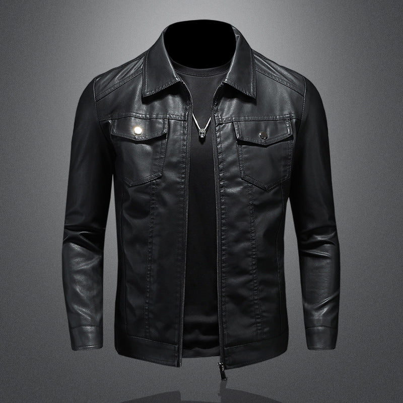 Nelson - Rento Biker-nahkatakki miehille