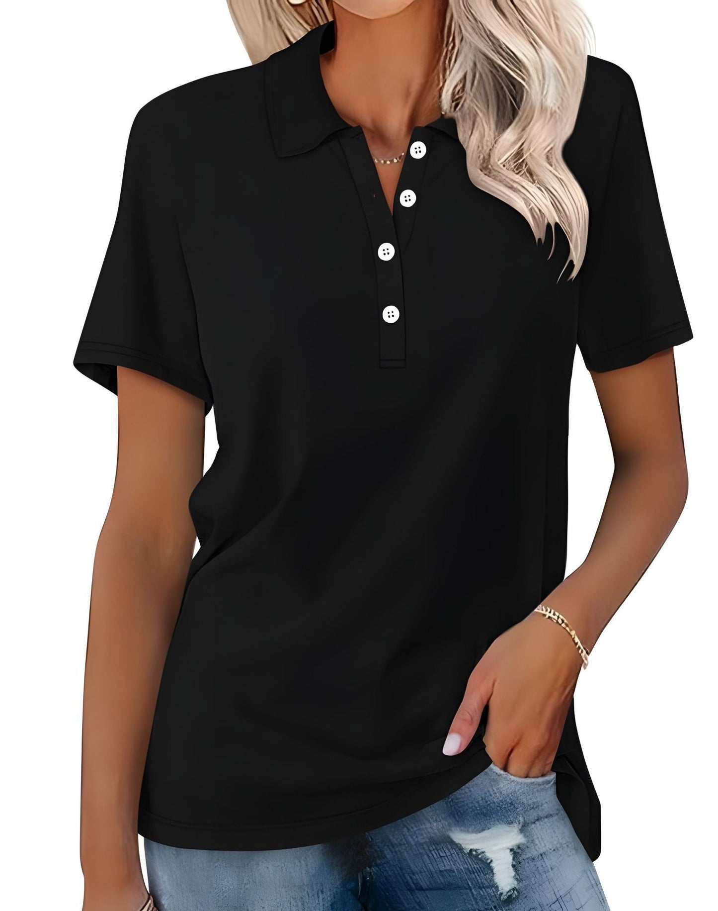 Stella - Rento slim-fit-pikeepaita naisille
