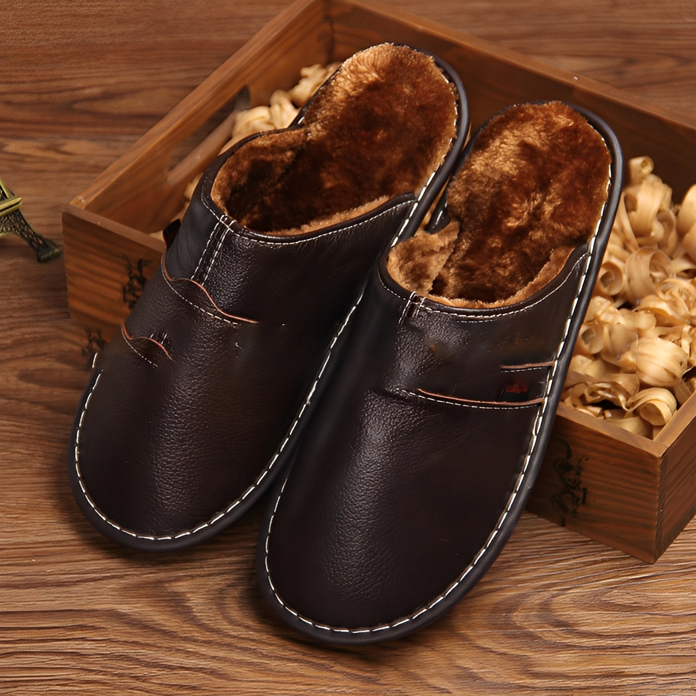 Xavier - Lämpimät puuvillasandaalit miehille