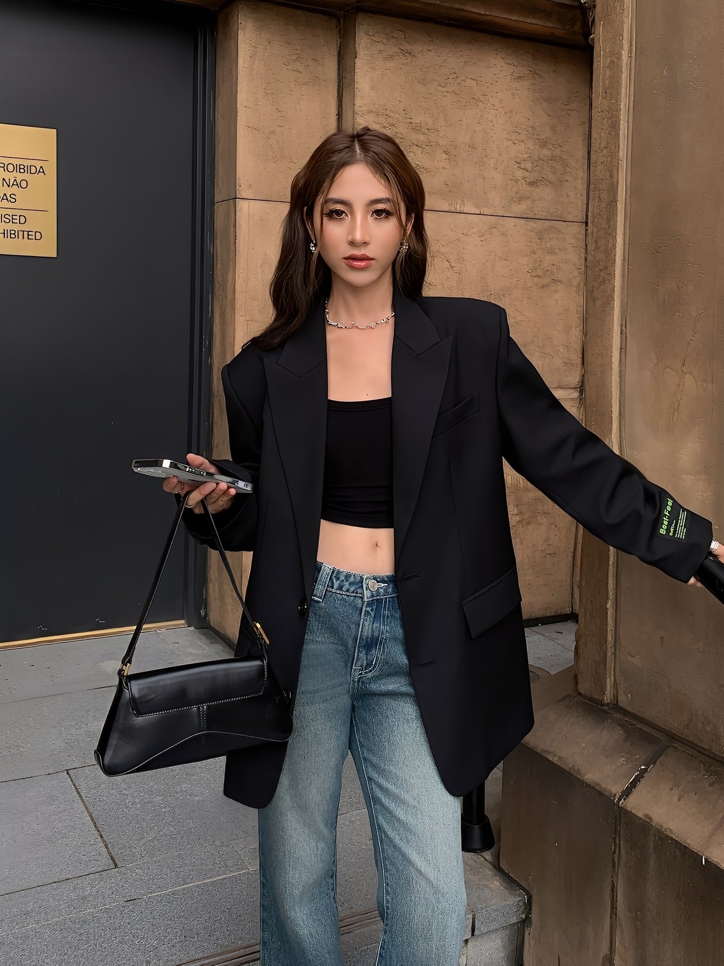 Maddison - Elegantti klassinen oversize-bleiseri naisille