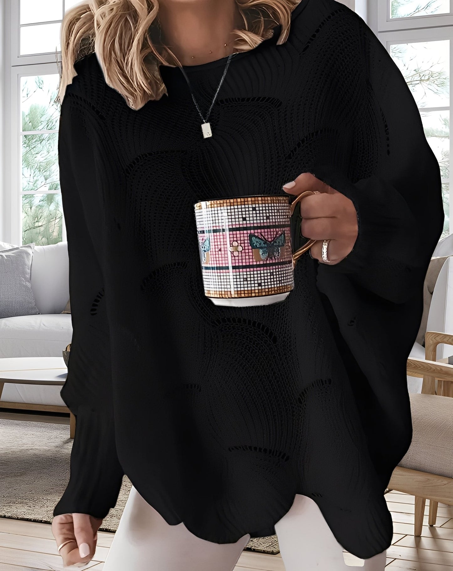 Kassandra - Tyylikäs, leikattu villapaita naisille