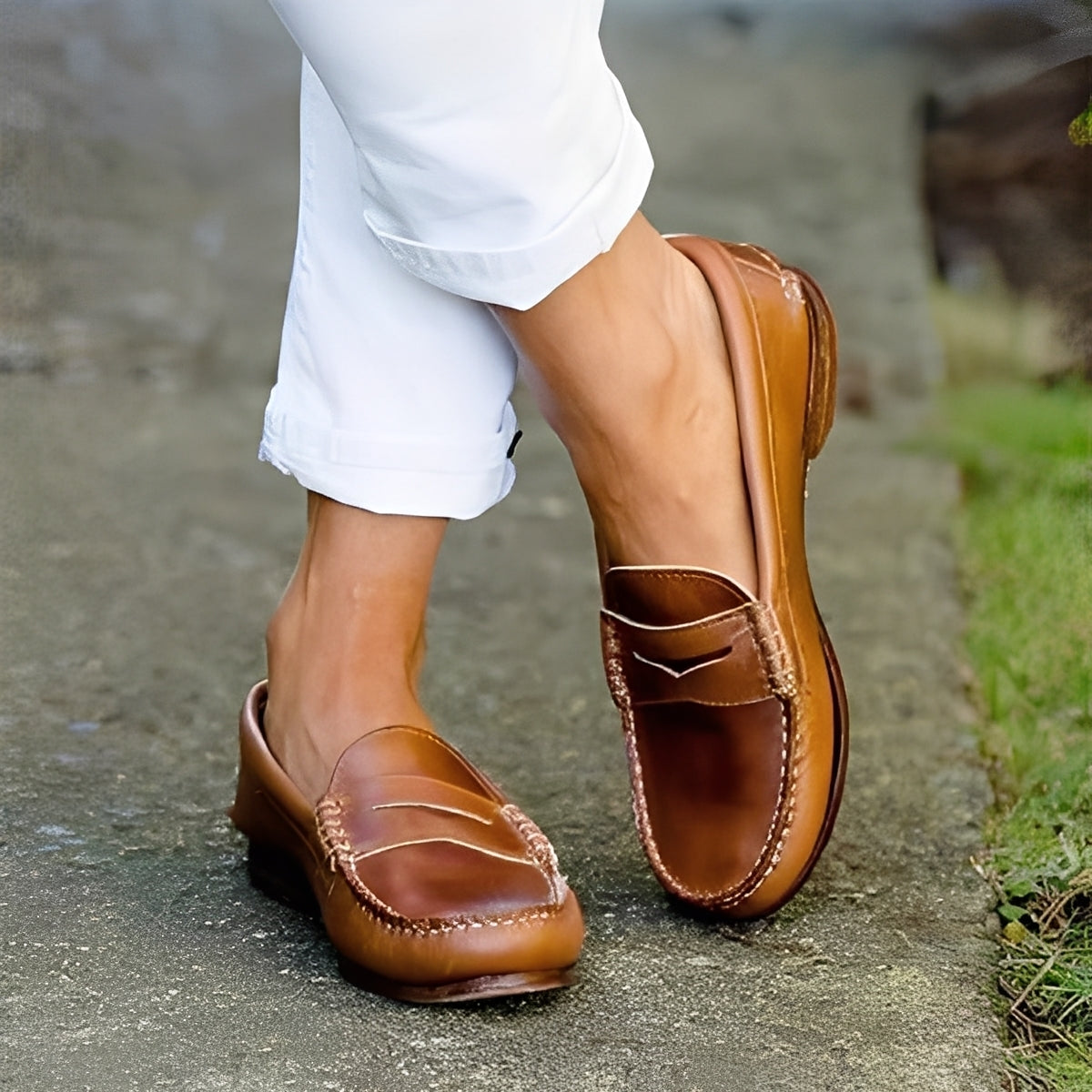 Shania - Rento, yksinkertainen loaferit naisille