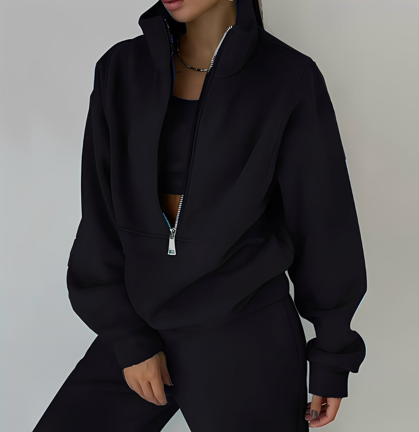 Mélissa - Kaksi-osainen ylisuuri rento verryttelypuku