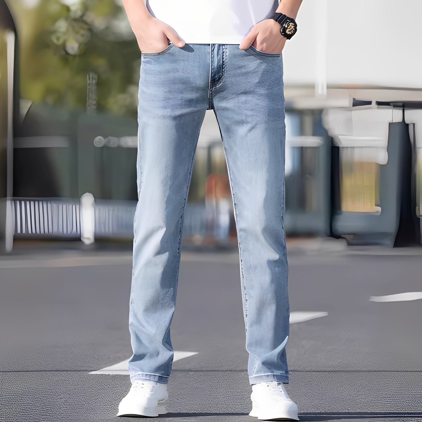 Winfred - Tyylikkäät Stretch-Skinny-Farkut miehille