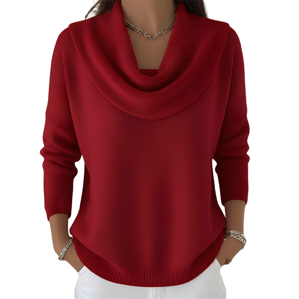 Marva - Tyylikäs, väljästi istuva villapaita naisille