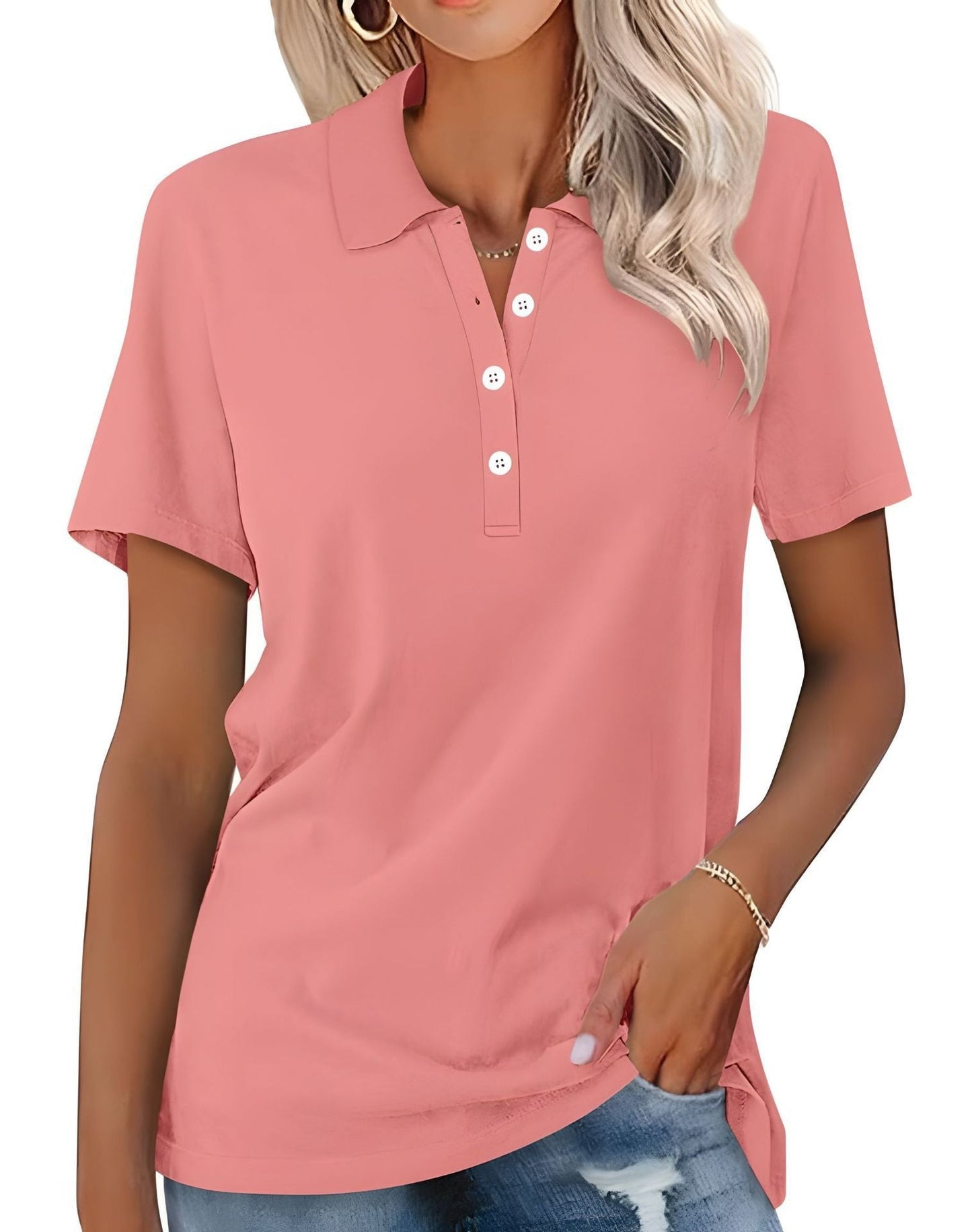 Stella - Rento slim-fit-pikeepaita naisille