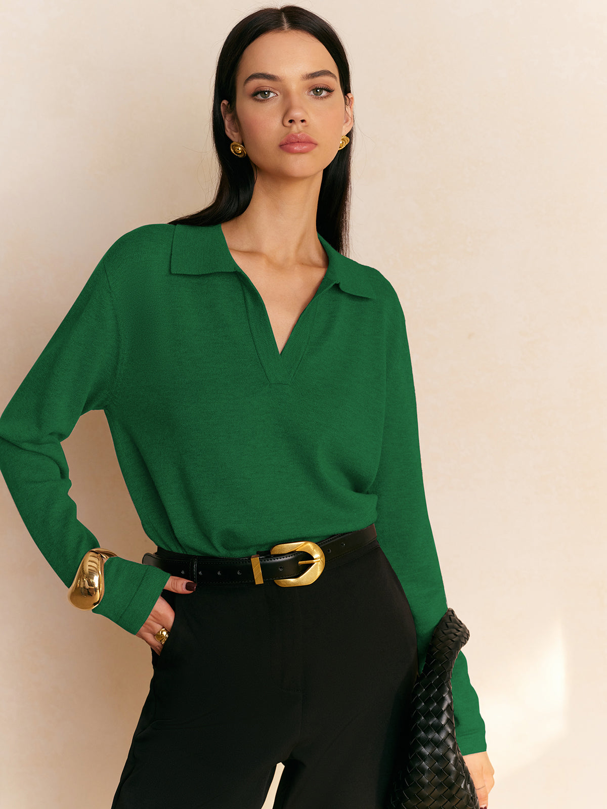 Fiona – Pullover rentokragilla