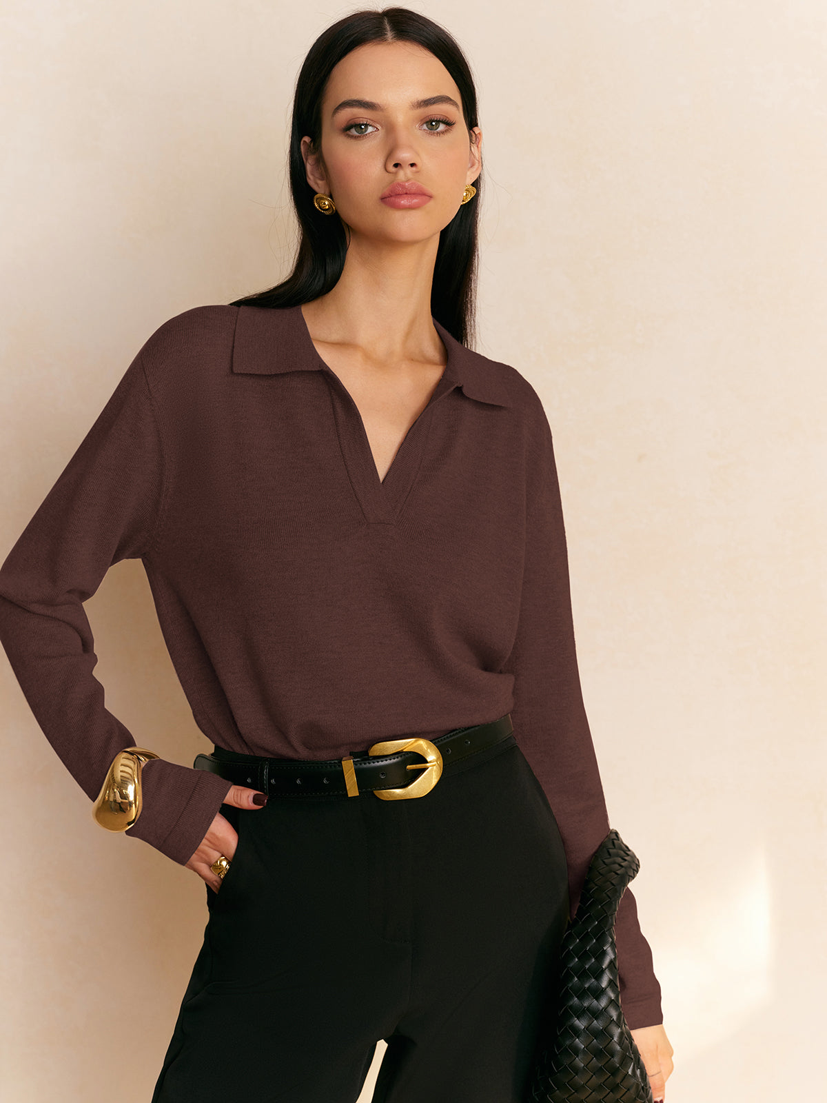 Fiona – Pullover rentokragilla