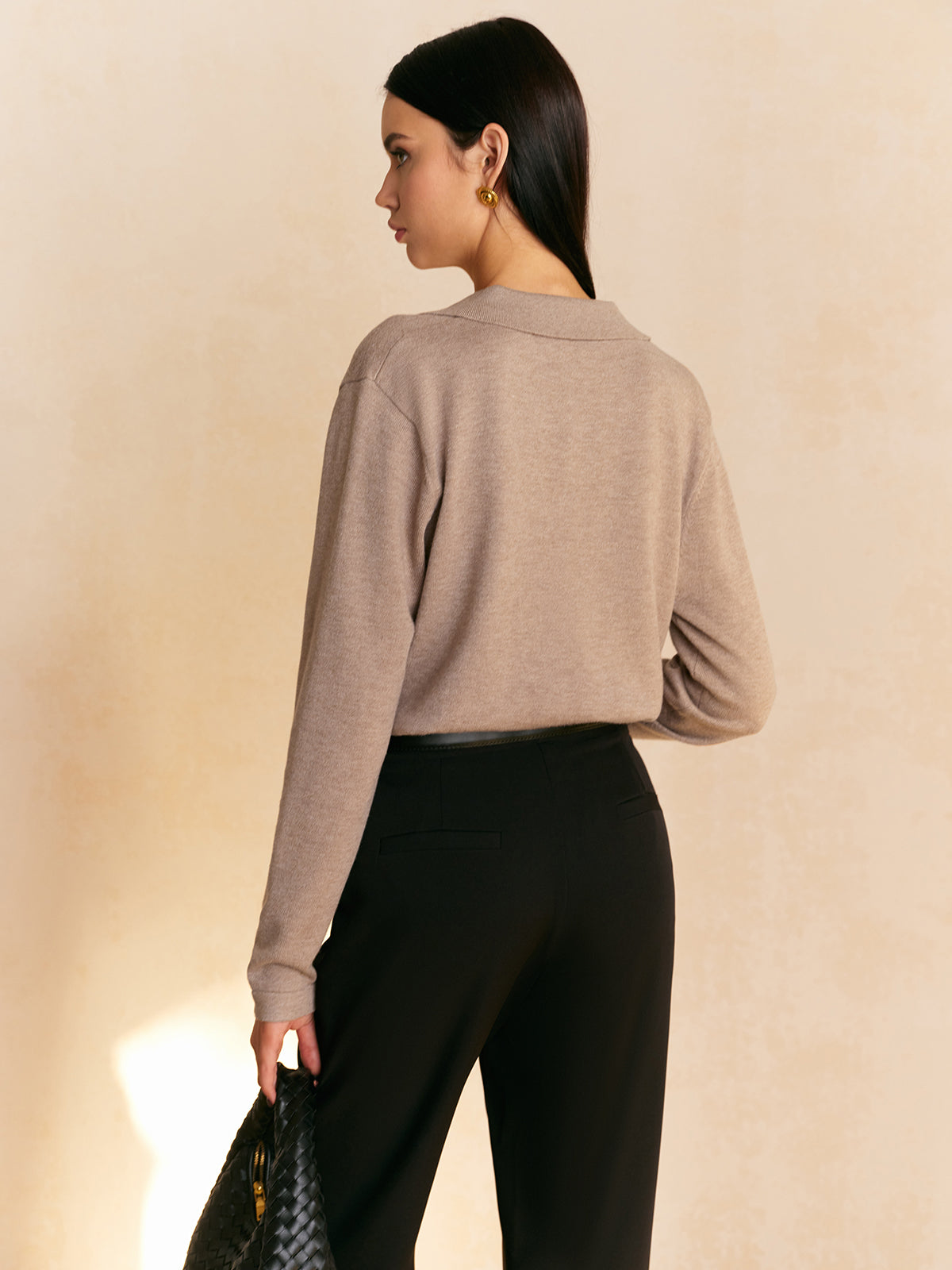 Fiona – Pullover rentokragilla