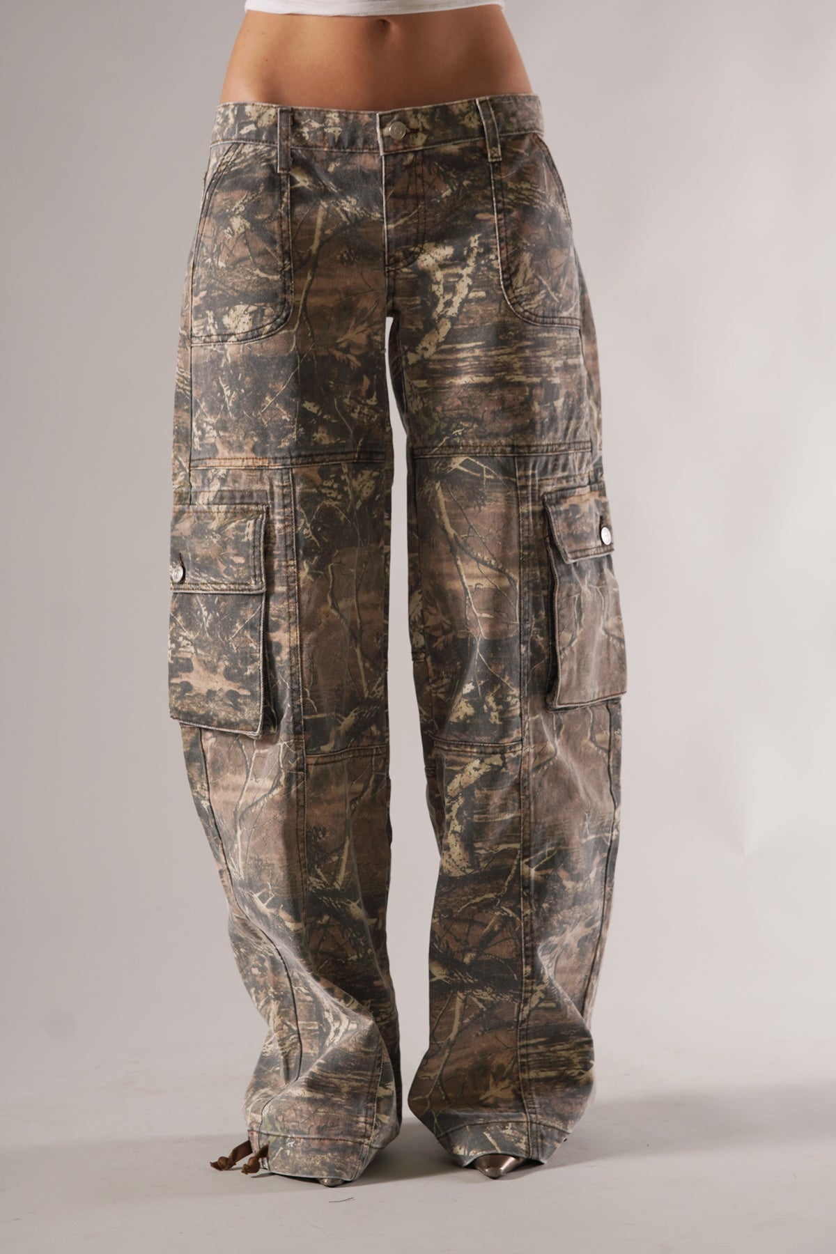 Odette – Unisex-cargohousut maastokuvio