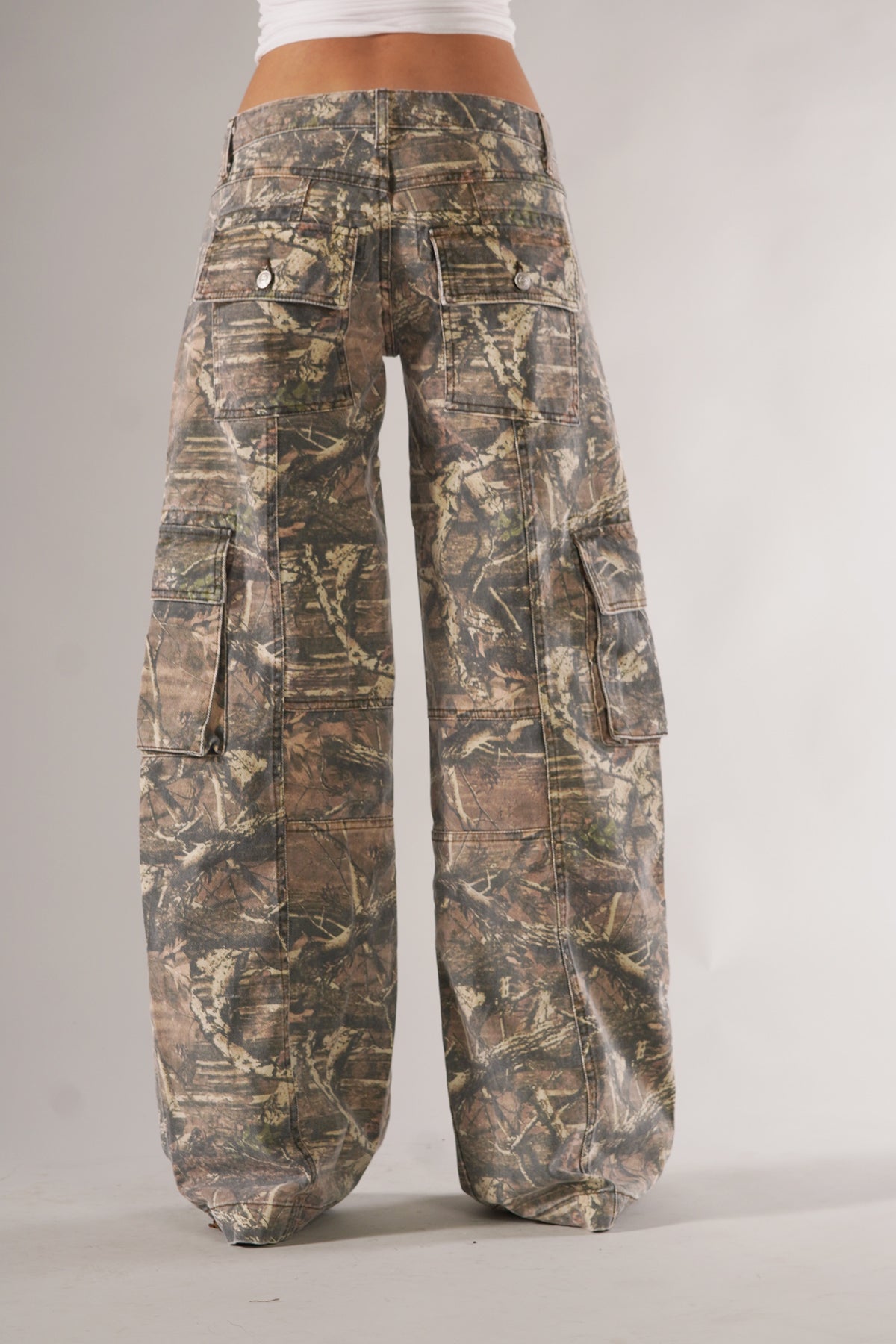 Odette – Unisex-cargohousut maastokuvio