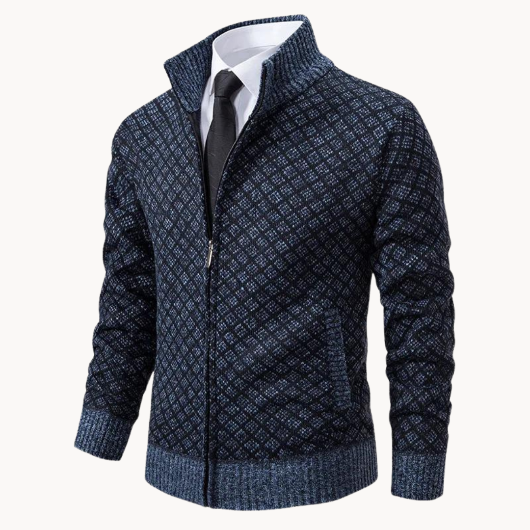 Julien – Poolokaulus Jacquard Neule