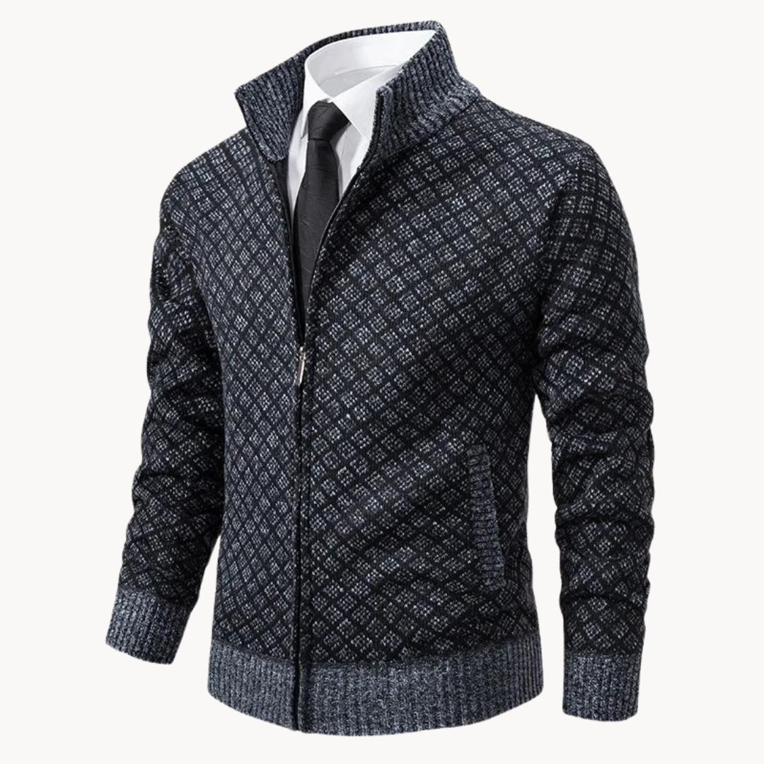 Julien – Poolokaulus Jacquard Neule