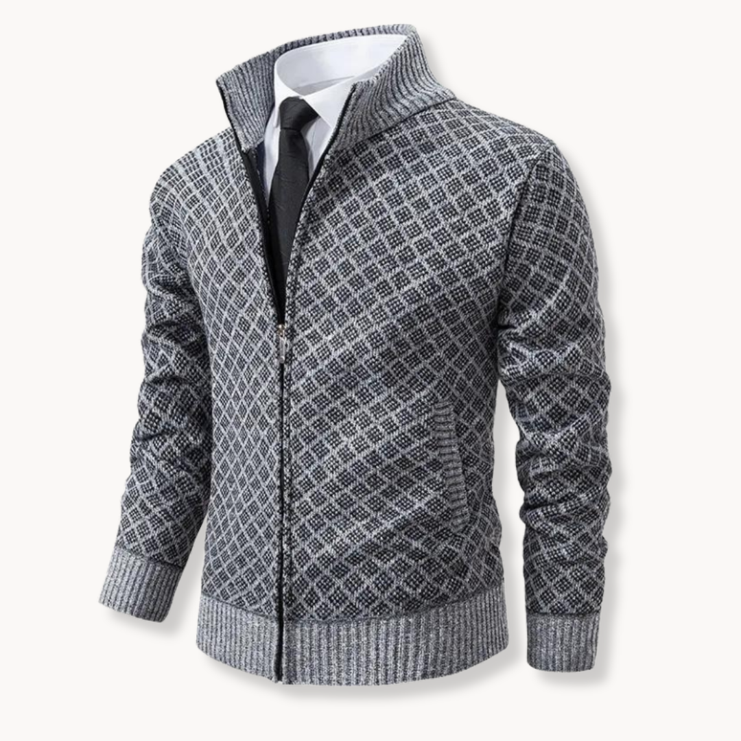 Julien – Poolokaulus Jacquard Neule