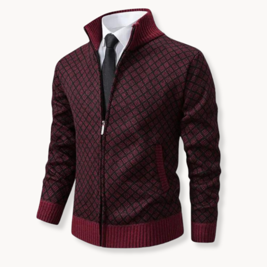 Julien – Poolokaulus Jacquard Neule