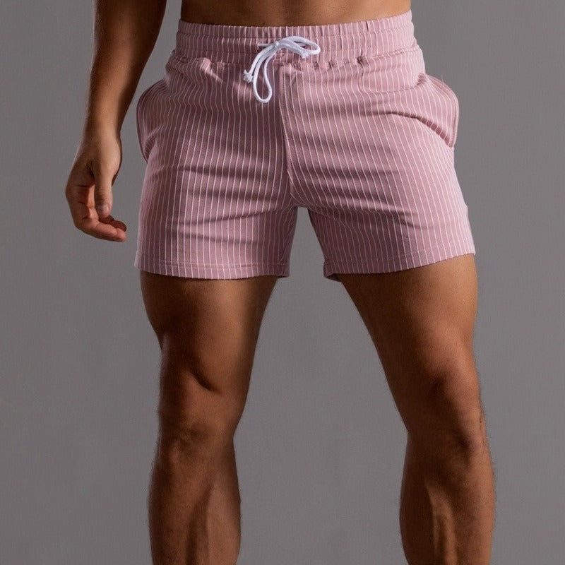Alex – Tyylikkäät ja Mukavat Raidalliset Shorts Miehille