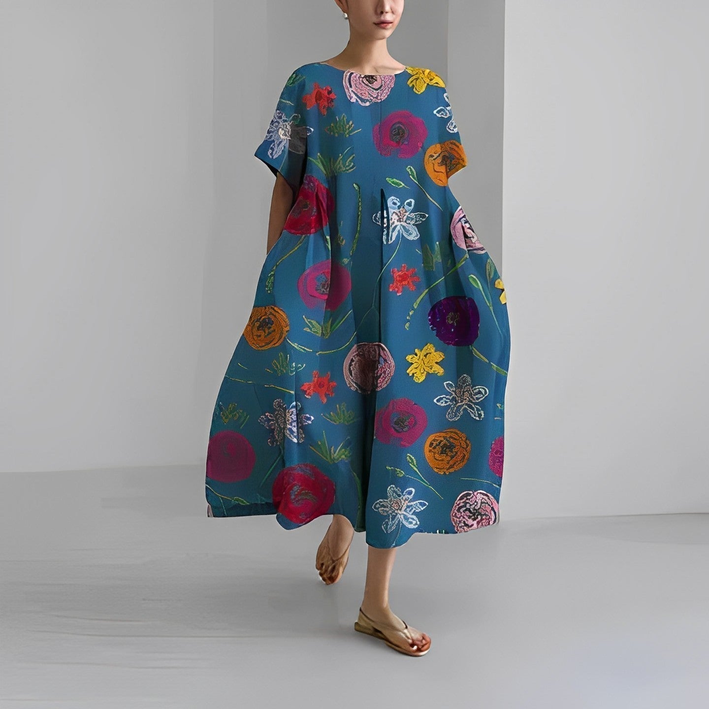 Ronja – Rento Painettu Mekko