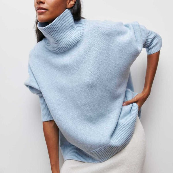 Berenice – Pullover korkealla kauluksella