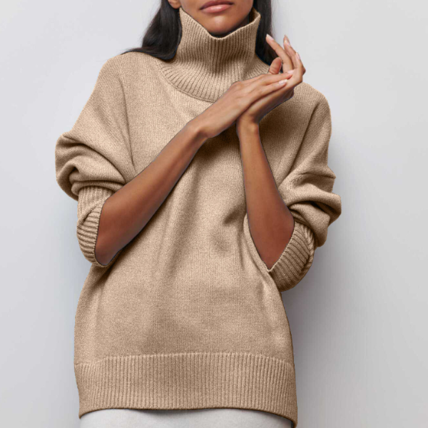 Berenice – Pullover korkealla kauluksella