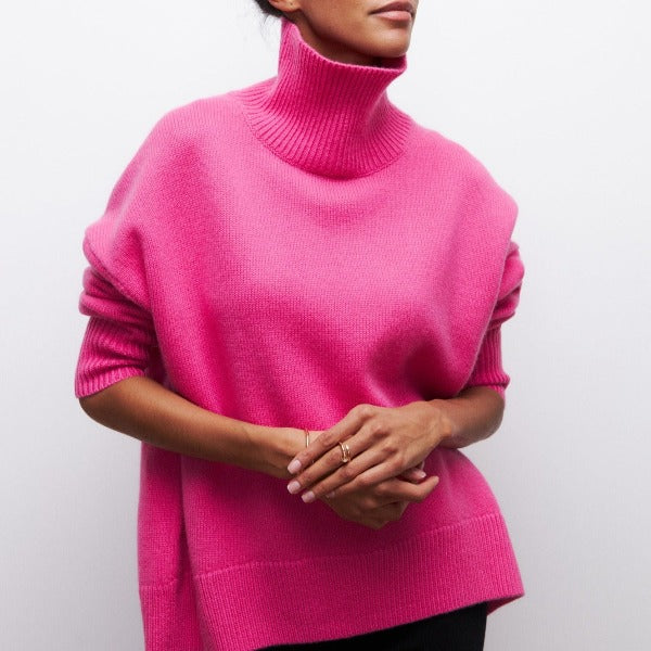 Berenice – Pullover korkealla kauluksella