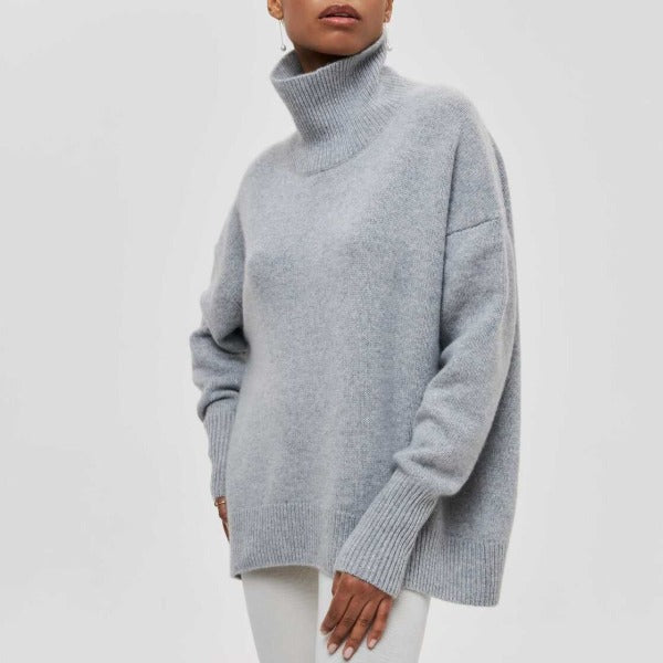 Berenice – Pullover korkealla kauluksella