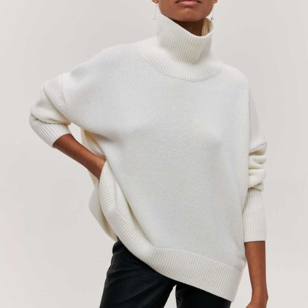 Berenice – Pullover korkealla kauluksella