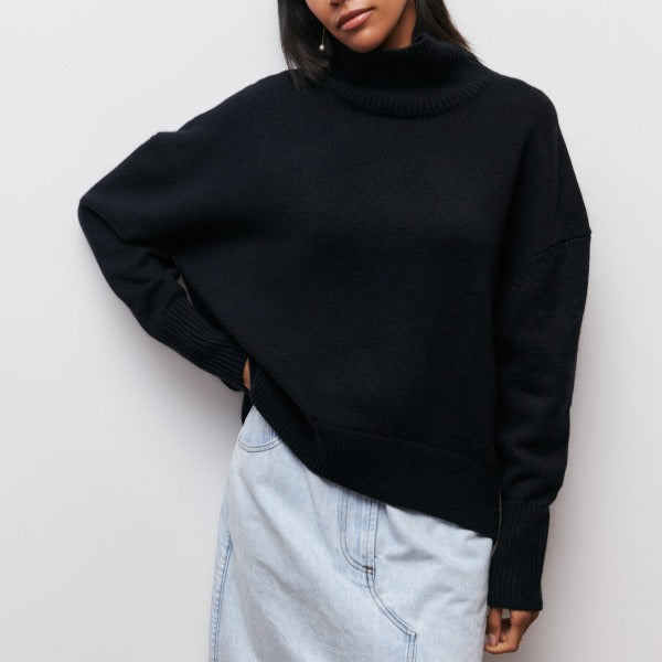 Berenice – Pullover korkealla kauluksella