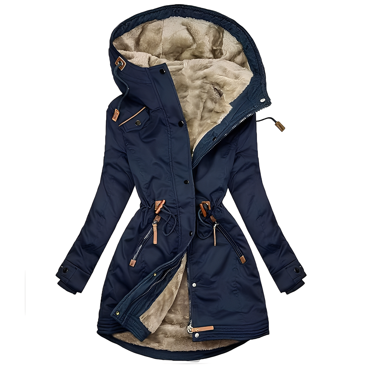 Lavena - Tyylikäs, sääenkestävä parka-takki naisille