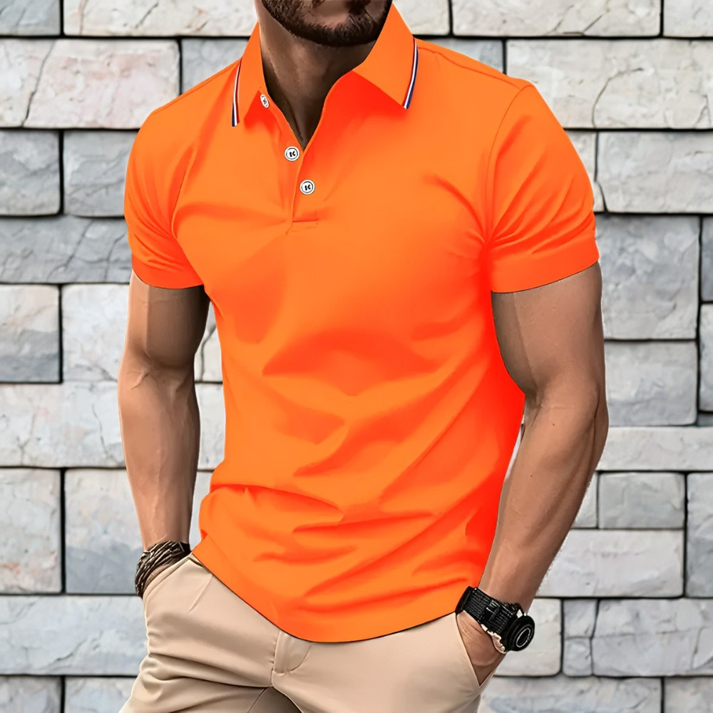 Crosby - Rento lyhythihainen pikeepaita miehille