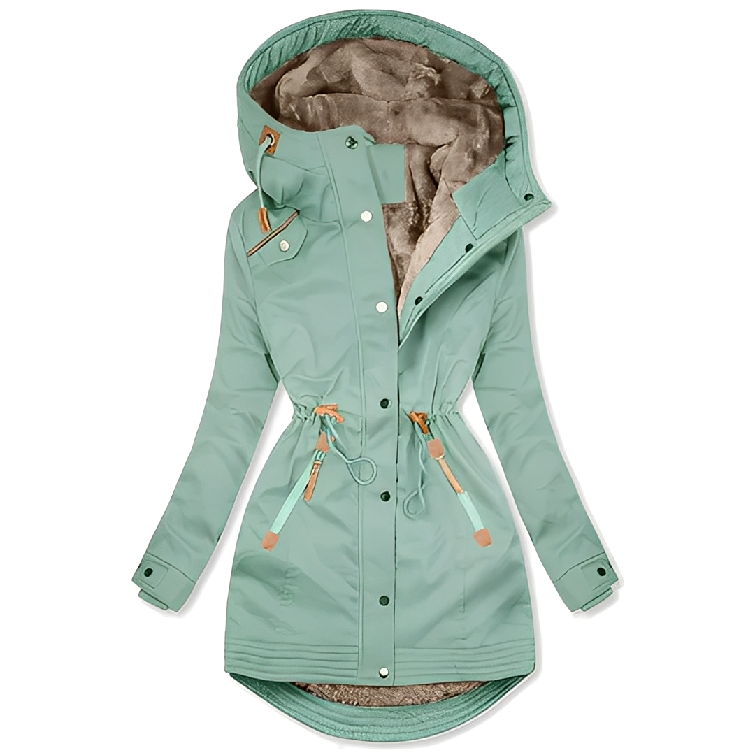 Carolyn - Moderni säänkestävä parka-takki naisille